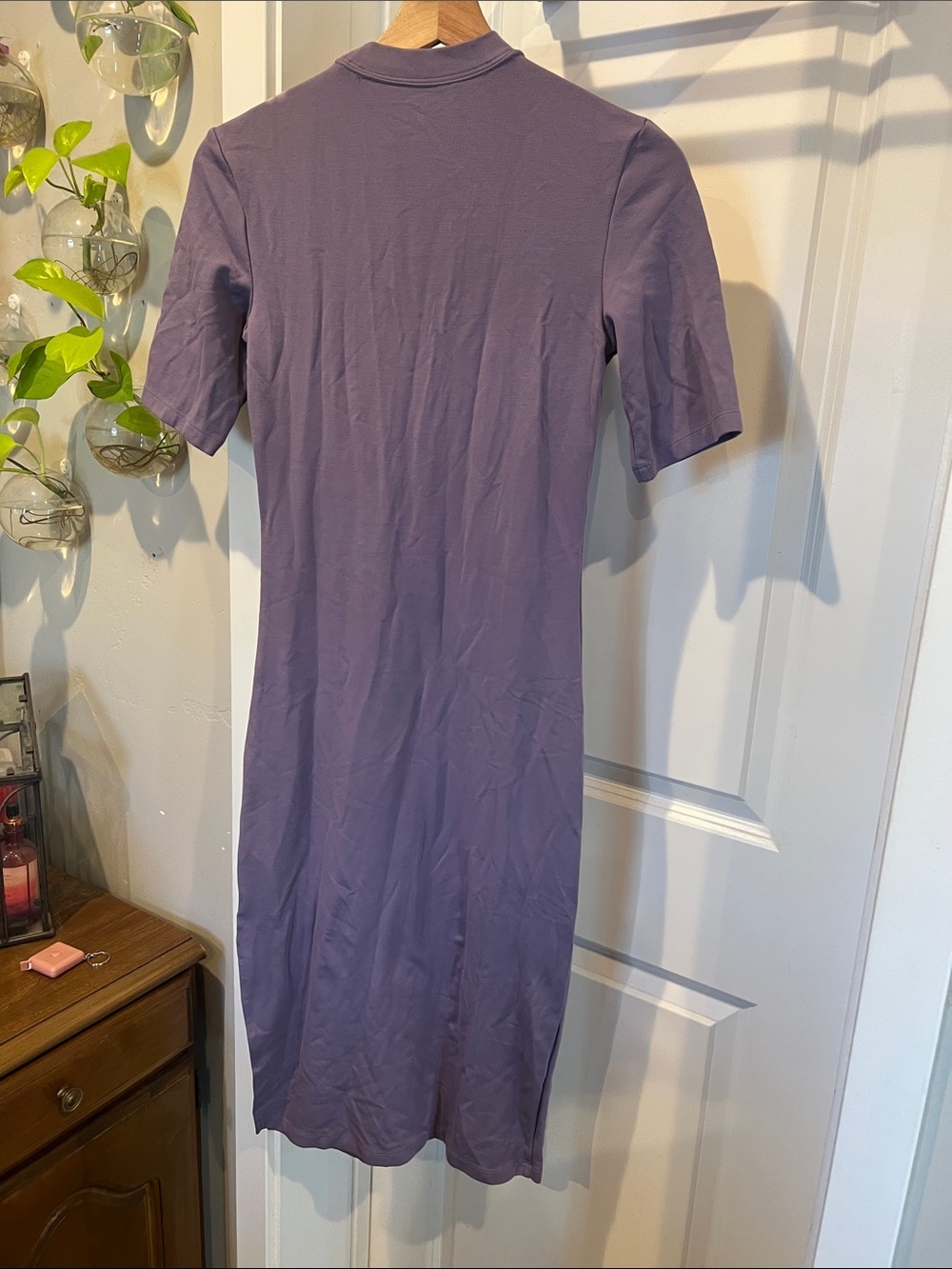 Nike Purple Short-Sleeve Midi Dress - Picture 4 of 5